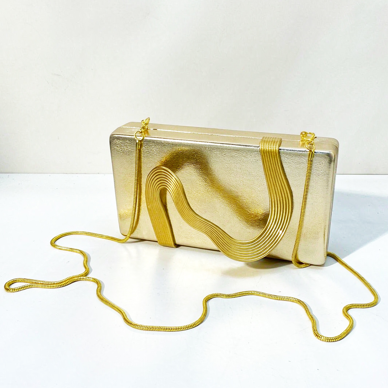 Mini Bag Evening Clutch - Bolsa de festa feminina tipo caixa