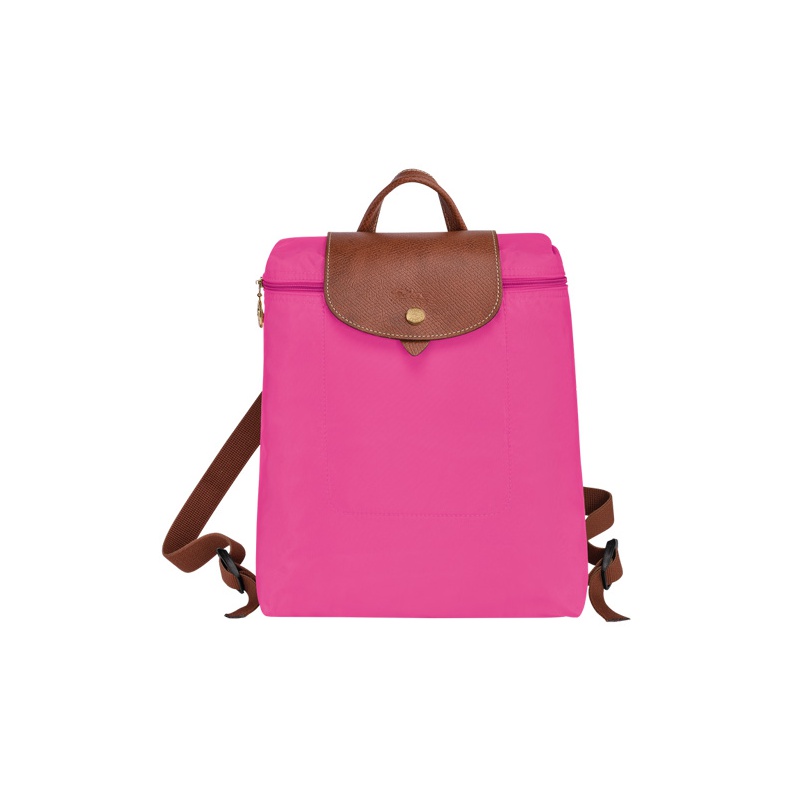 Genuine Leather Backpack - Mochila LONGCHAMP Le Pliage em Couro