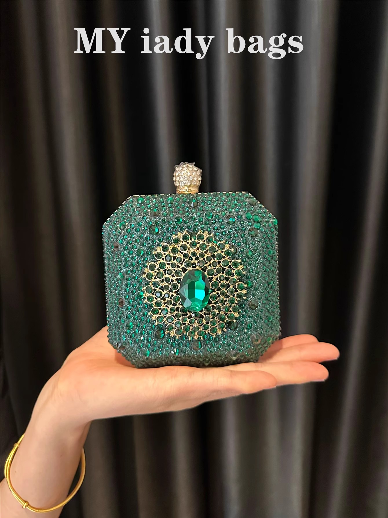Mini Bag Evening Clutch - Bolsa Clutch Mini Brilhante para Casamento