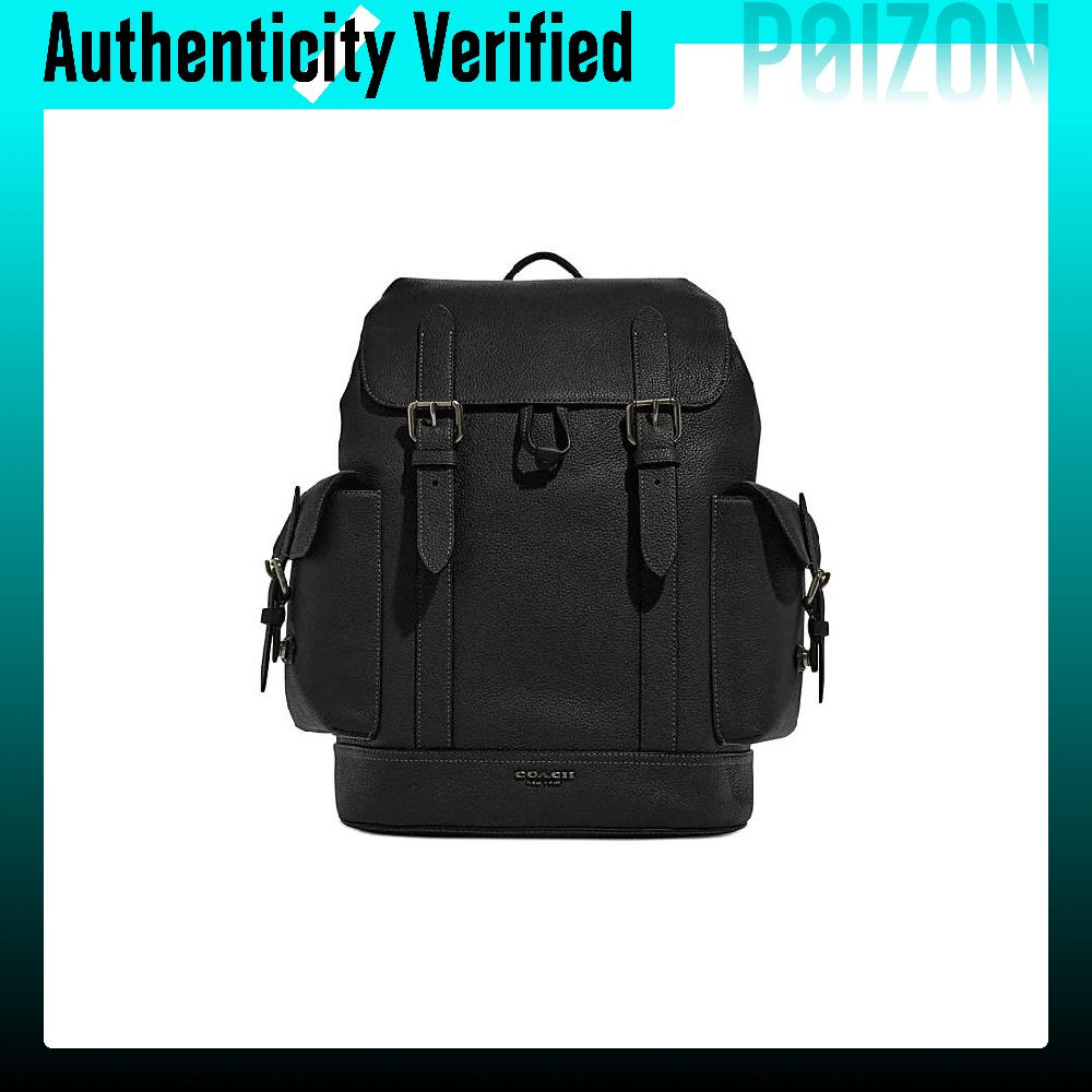 Genuine Leather Backpack - Mochila COACH Hudson de Couro de