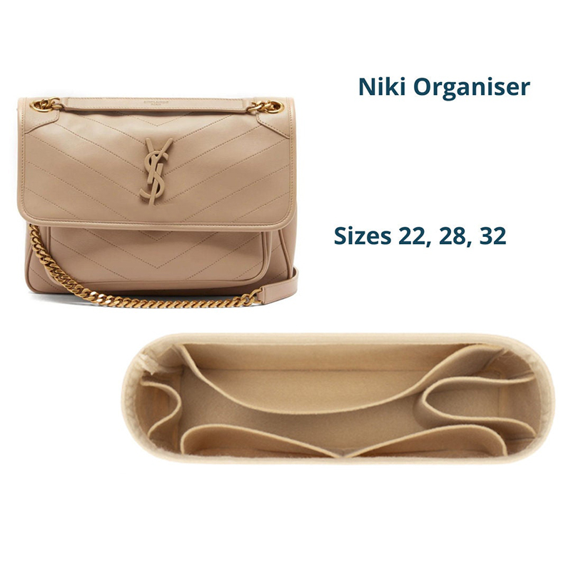 Luxury Designer Bags Ysl - Organizador de bolsa para niki 22
