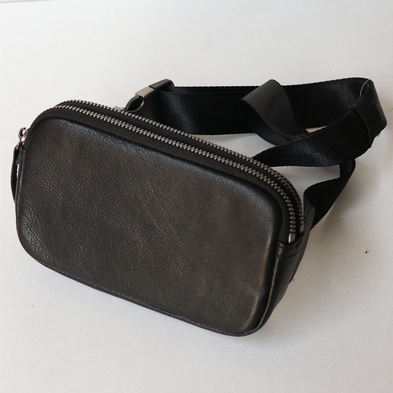 Genuine Leather Backpack - AETOO-Mini Outdoor Small Fanny Pack, esportes