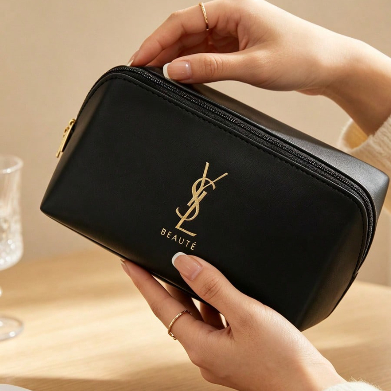 Luxury Designer Bags Ysl - Bolsa de Cosméticos de Grande Capacidade