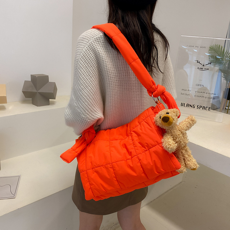 Inverno para baixo algodão mul - Luxury Bags Green avaliação e preço
