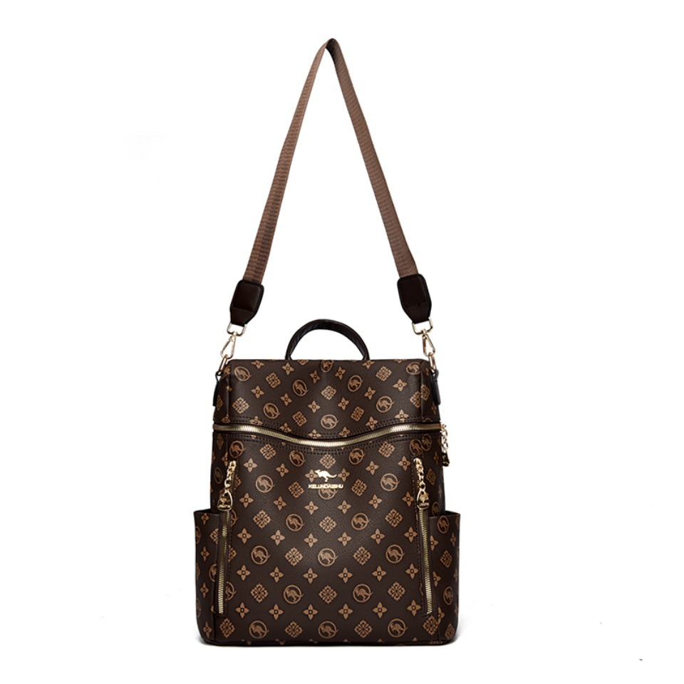 Marca genuína das mulheres moc - Genuine Leather Backpack avaliação e preço