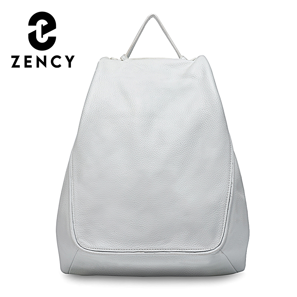 Zency mulheres 100% couro genu - Genuine Leather Backpack avaliação e preço