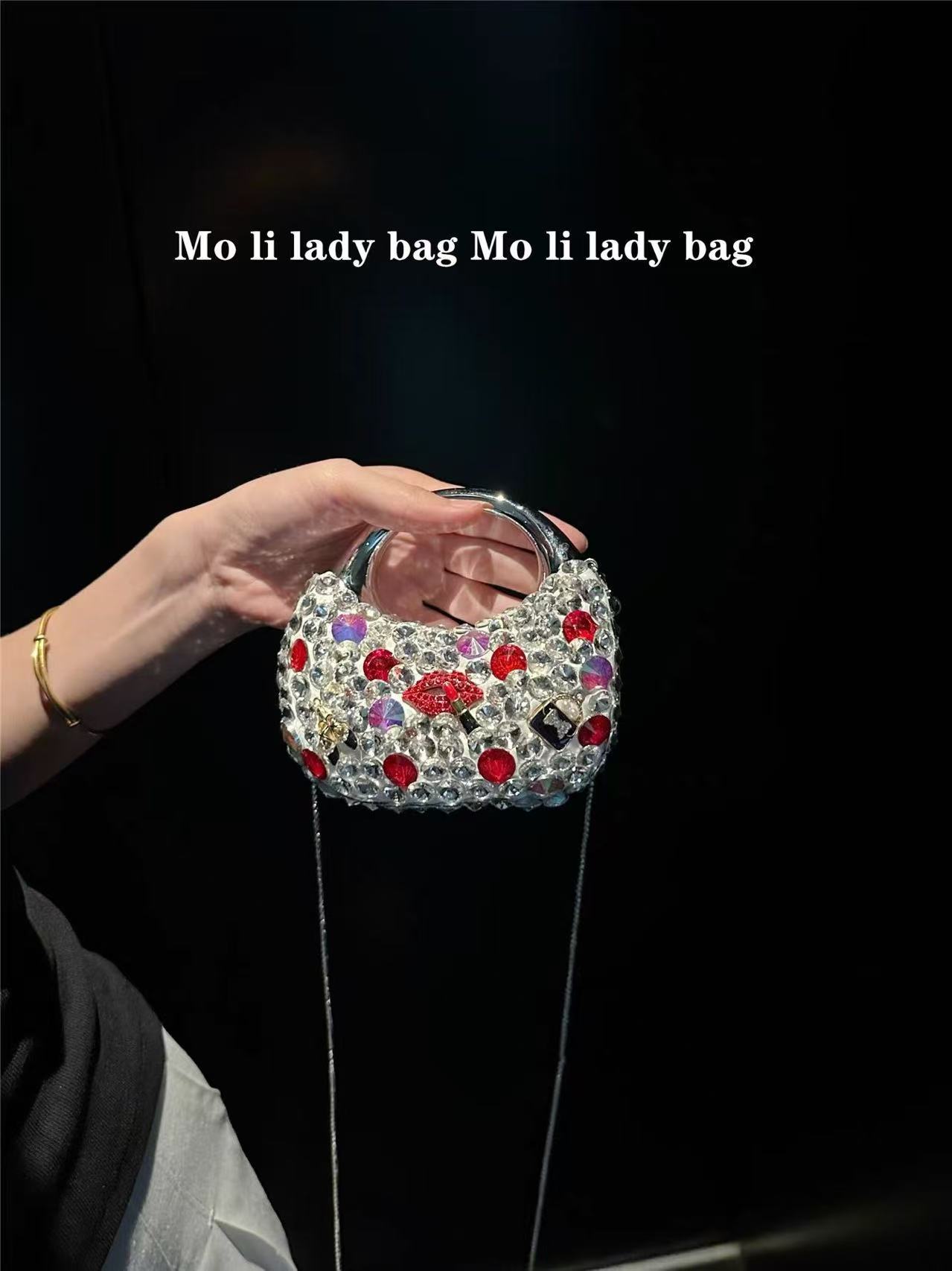 Bolsa Mini de Acrílico com Gli - Mini Bag Evening Clutch avaliação e preço