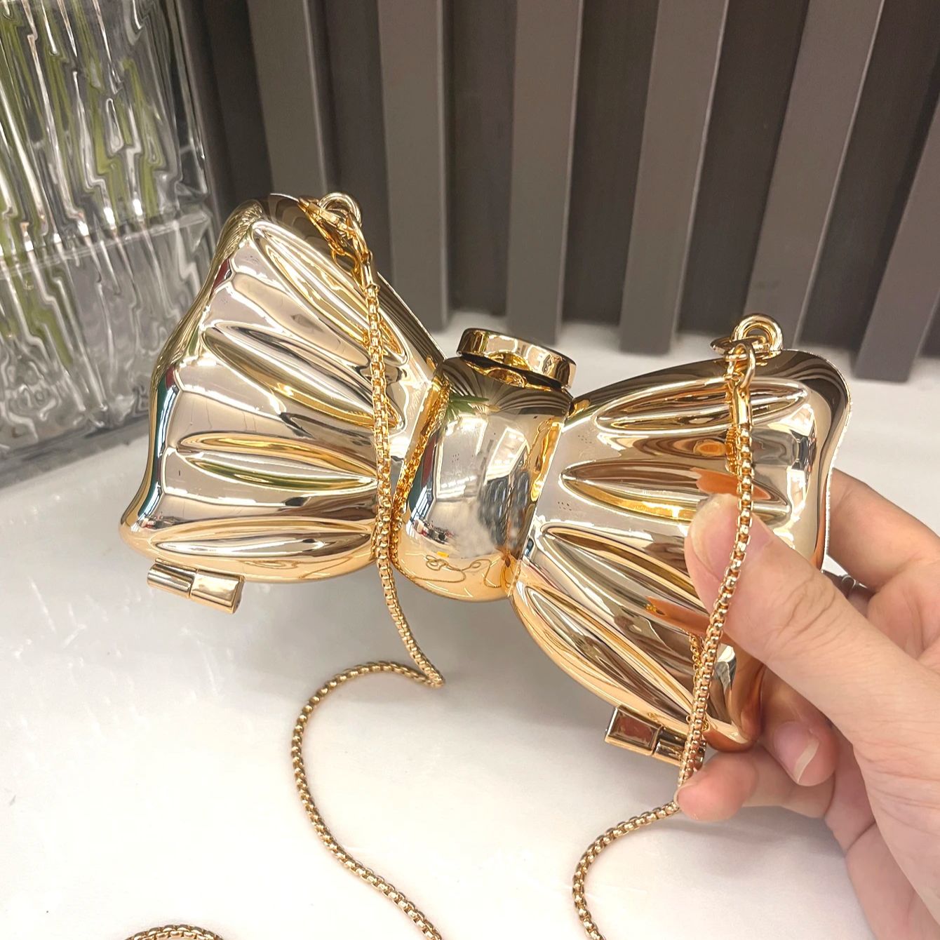 Bolsa de noite dourada, bolsas - Luxury Bags Design avaliação e preço