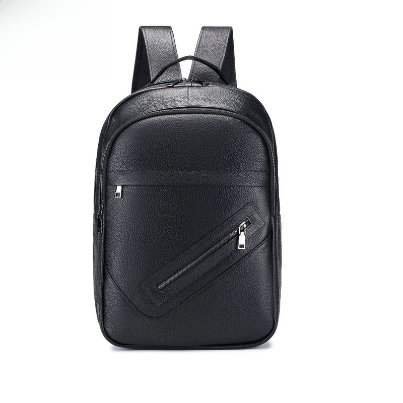 Bolsa de Ombro Dupla de Couro  - Genuine Leather Backpack avaliação e preço