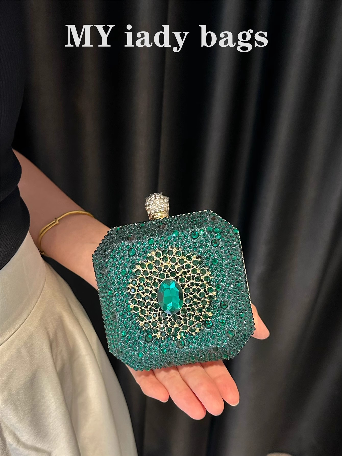 Bolsa Clutch Mini Brilhante pa - Mini Bag Evening Clutch avaliação e preço