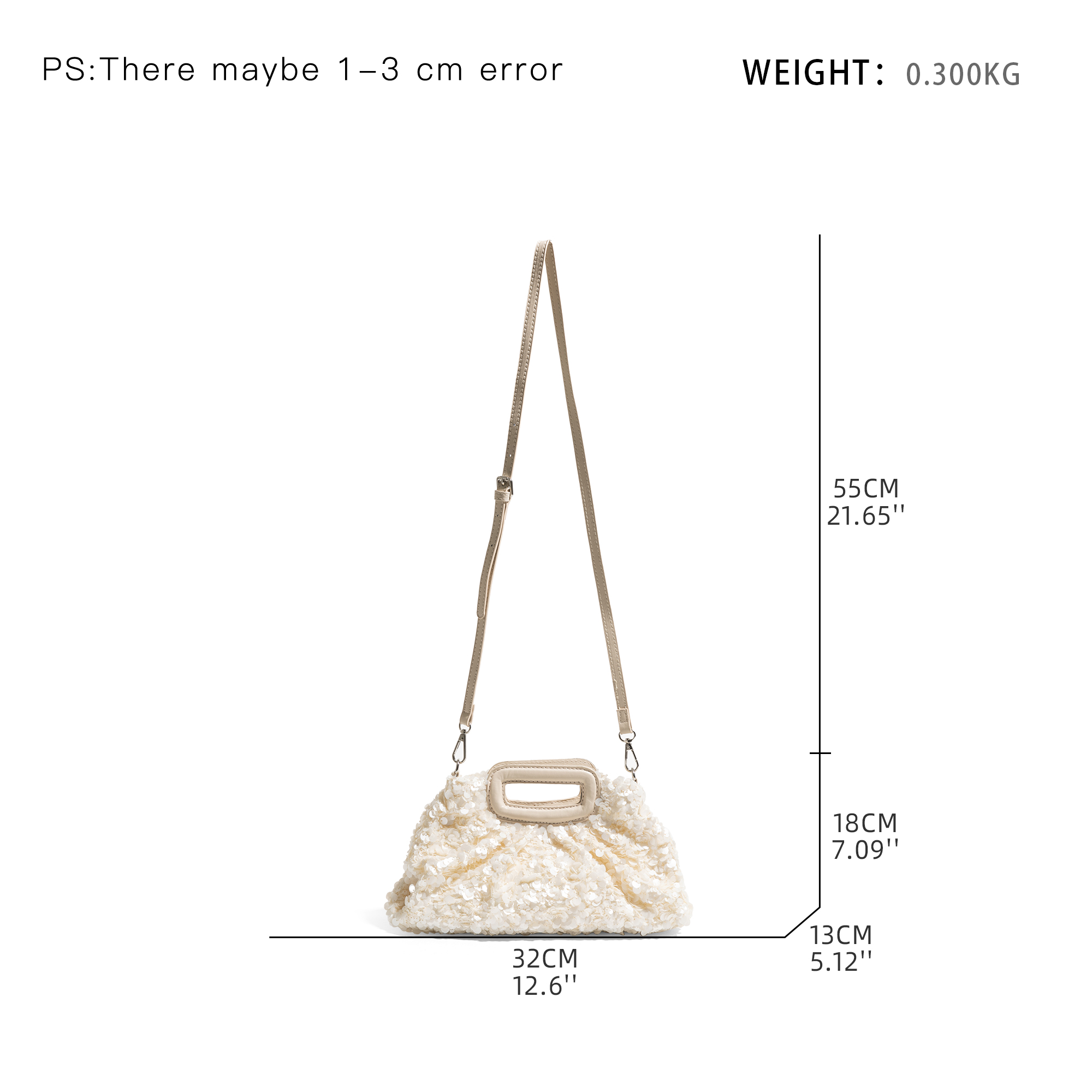 Bolsas Transversais CKKUI com  - Mini Bag Evening Clutch avaliação e preço