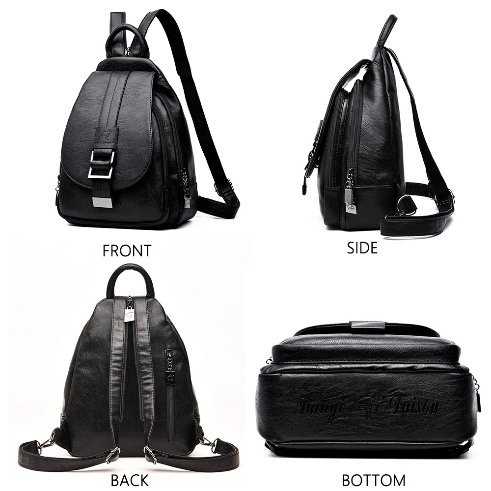Designer Mochilas de Couro par - Genuine Leather Backpack avaliação e preço