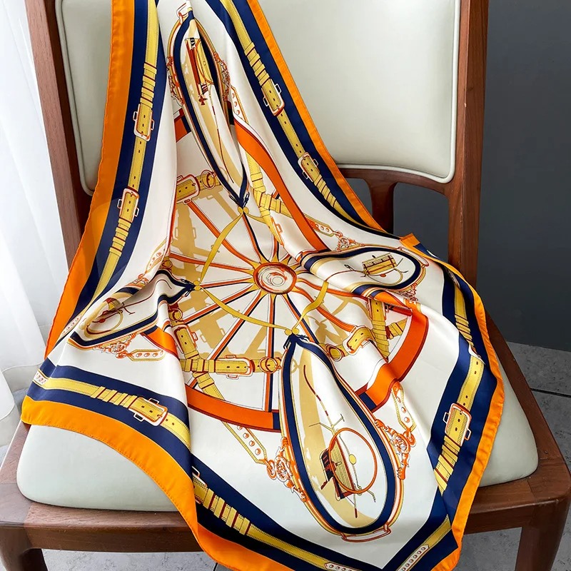 Lenço Quadrado de Seda Fino co - Luxury Bags Design avaliação e preço