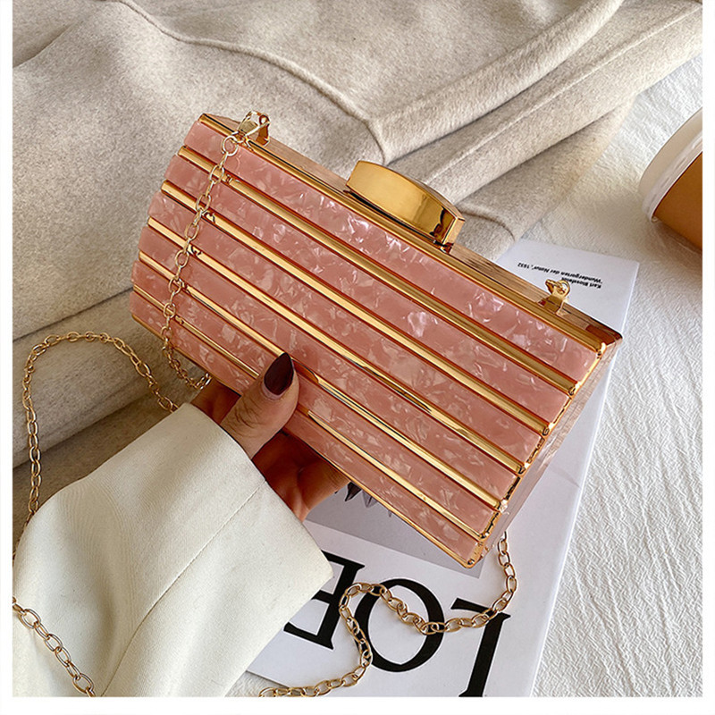 Designer de luxo acrílico quad - Mini Bag Evening Clutch avaliação e preço