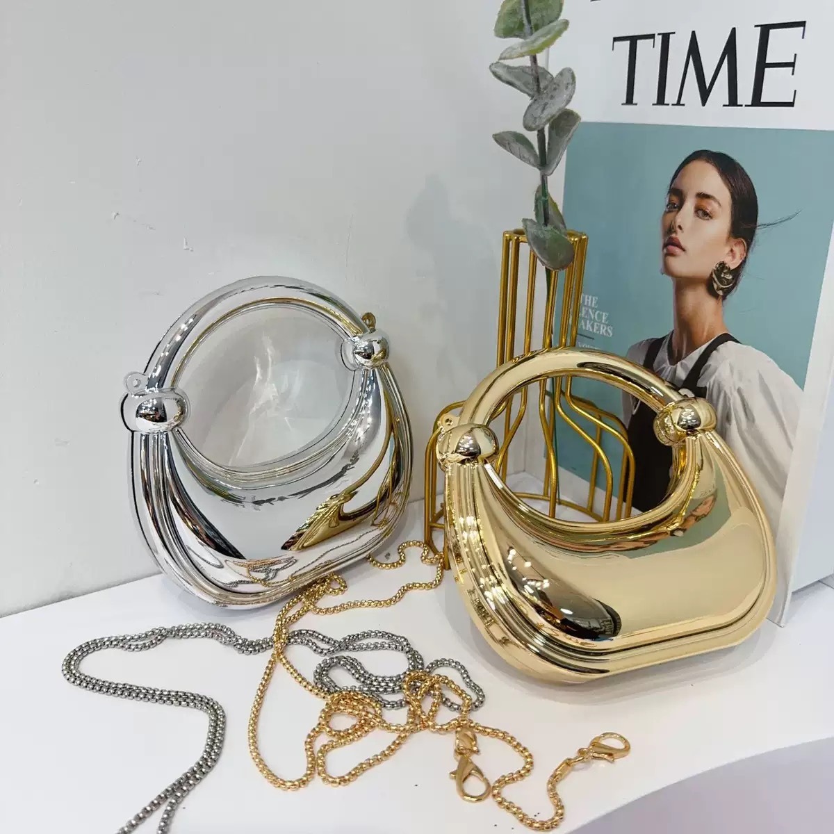 Mini bolsa de noite dourada, b - Luxury Bags Design avaliação e preço