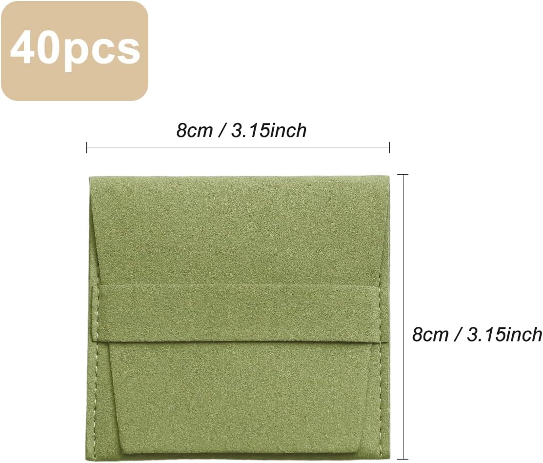Saco de joias de microfibra ve - Luxury Bags Green avaliação e preço