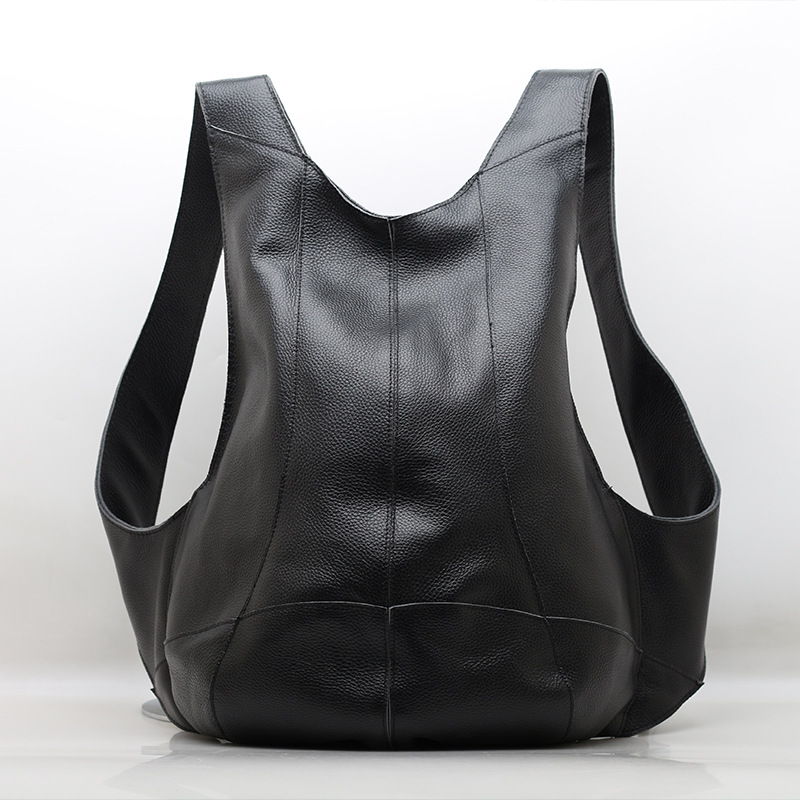 Mochila de couro genuíno para  - Genuine Leather Backpack avaliação e preço