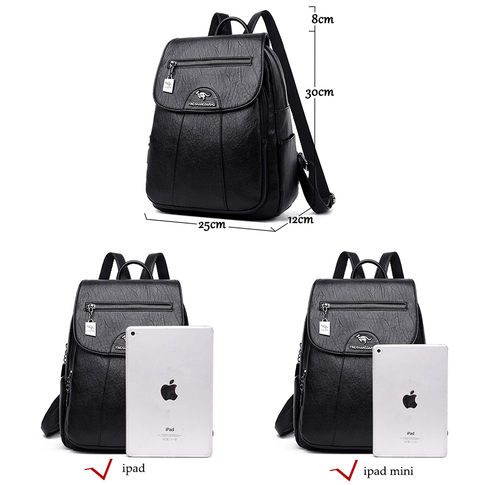 Mochila Feminina Nova 2026 de  - Genuine Leather Backpack avaliação e preço