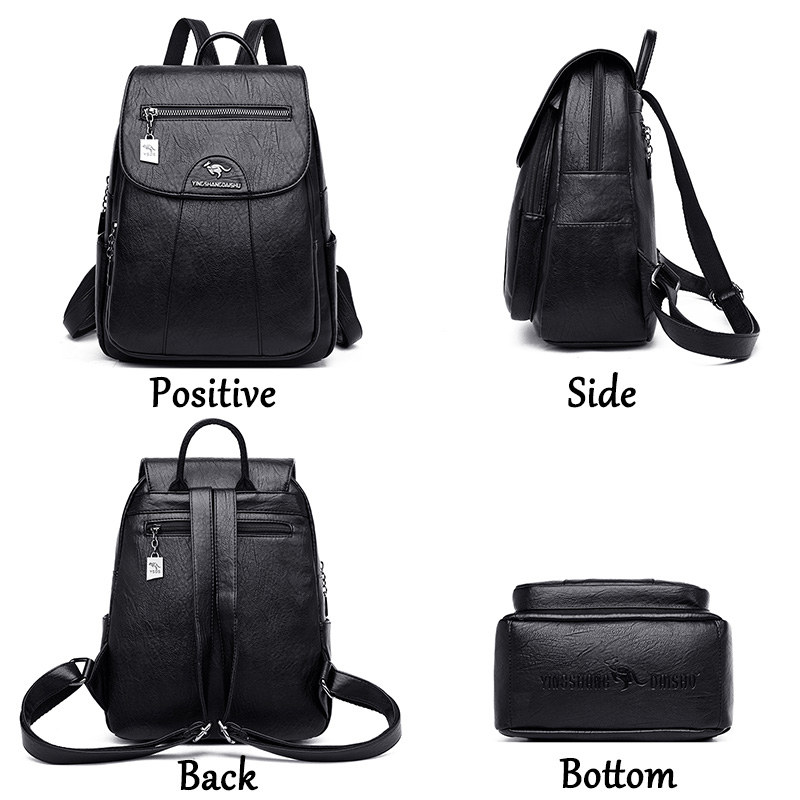 Mochila Feminina Nova 2026 de  - Genuine Leather Backpack avaliação e preço