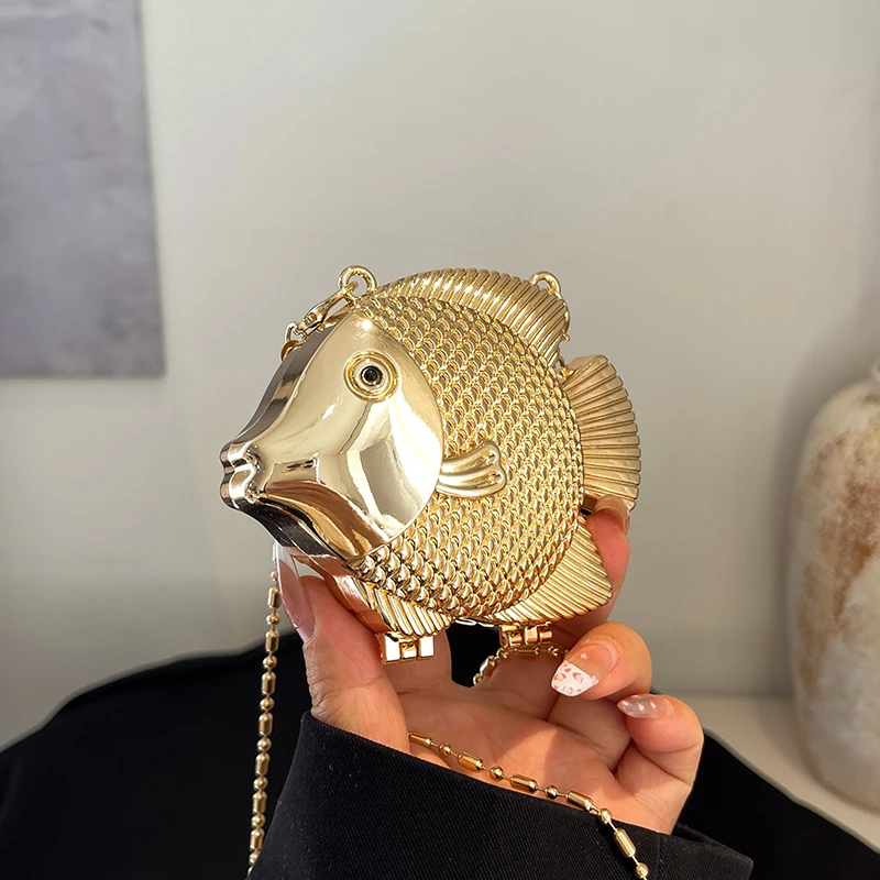 Bonito pequeno peixe forma de  - Mini Bag Evening Clutch avaliação e preço