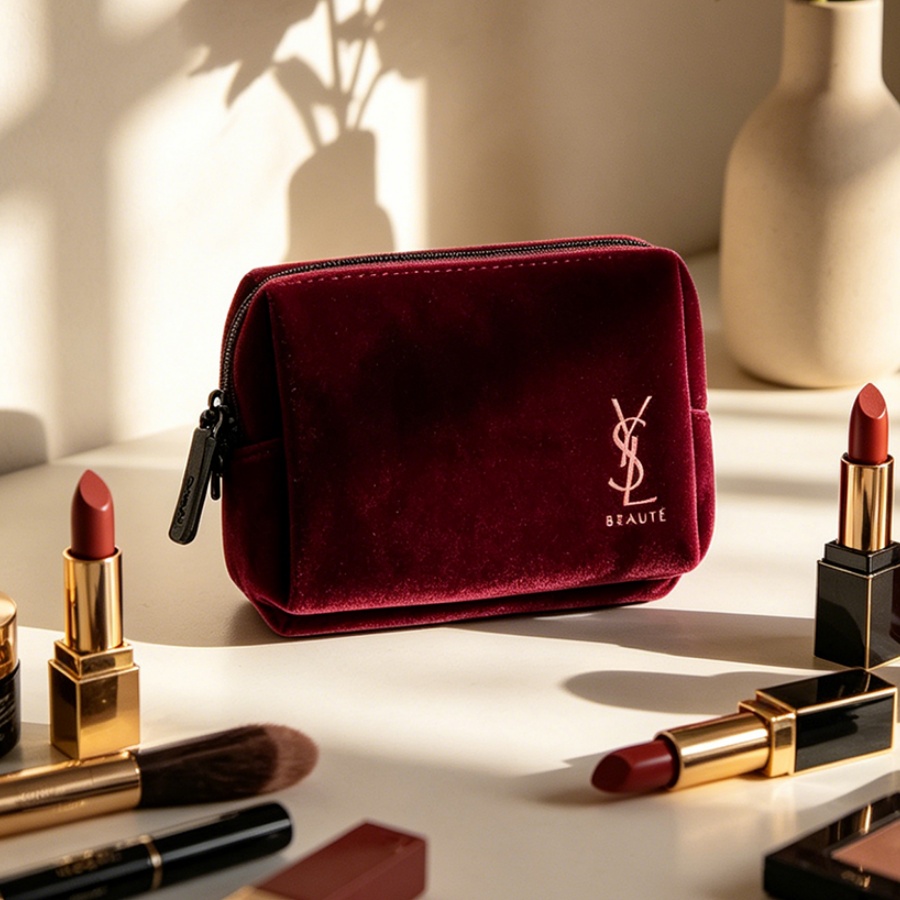 Bolsa de cosméticos quadrada p - Luxury Designer Bags Ysl avaliação e preço