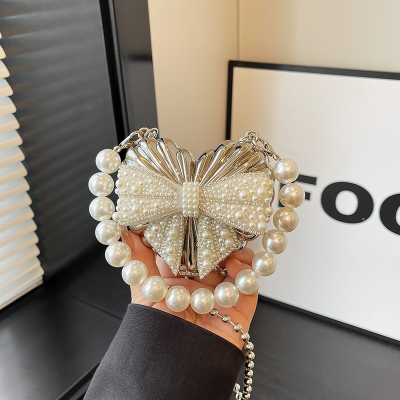 Bolsa Clutch em Forma de Coraç - Mini Bag Evening Clutch avaliação e preço